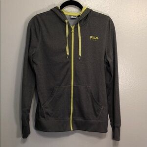Fila Sport Grey Zip Hoodie